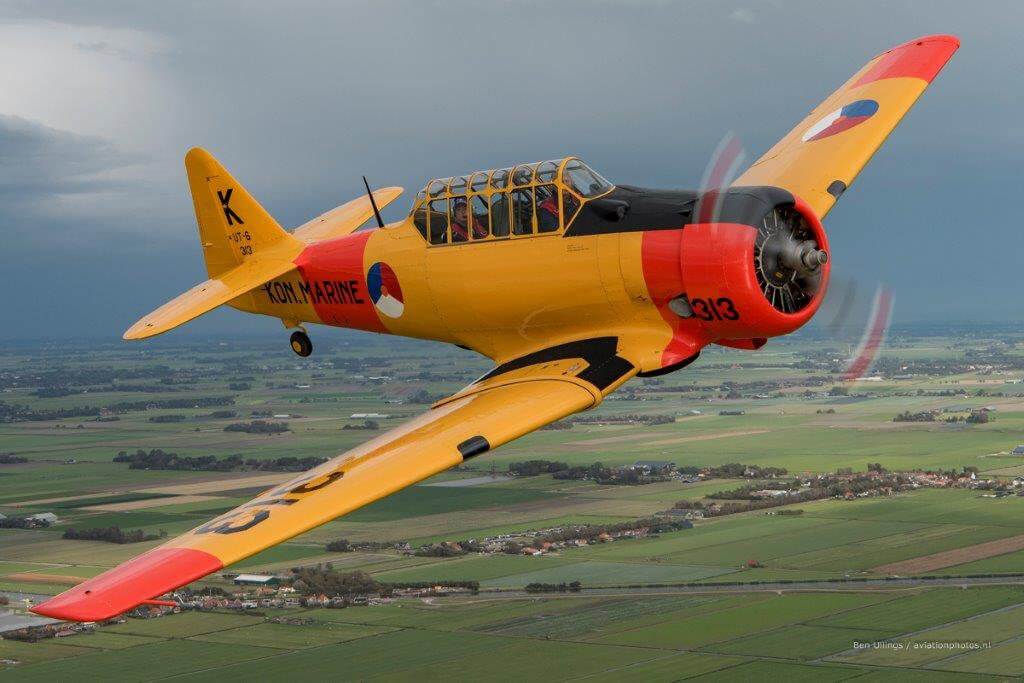 Fly in a warbird | North American T-6 Texan | Wings over Holland